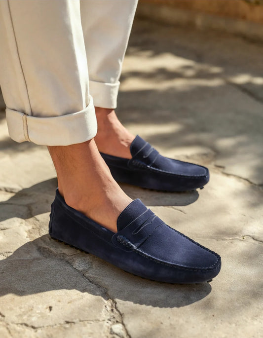 Suede Loafers