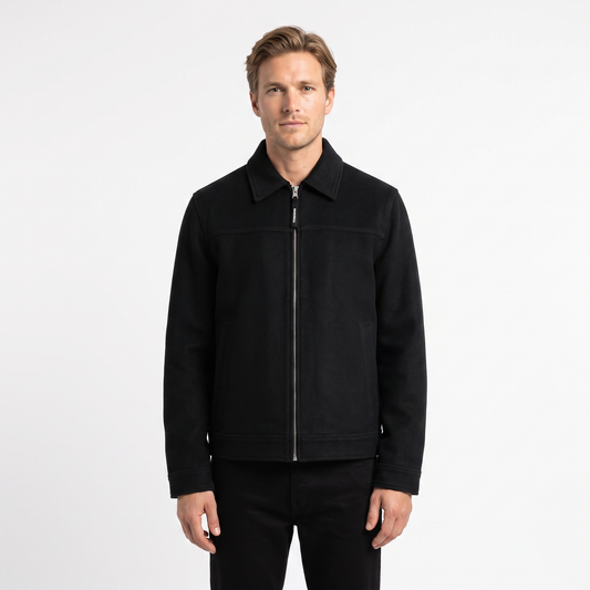 Marco Suede Black Jakke
