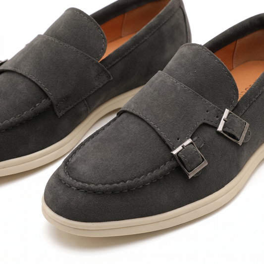 Double Buckle Loafers
